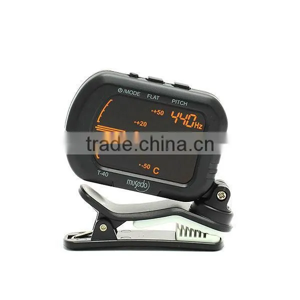 Nice Musedo T-40 Backlit LCD Tuner for Chromatic/Guitar/Bass/Violin/Ukulele