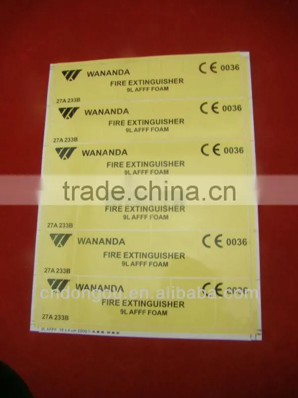 Self adhesive high quality eco-friendly label sticker