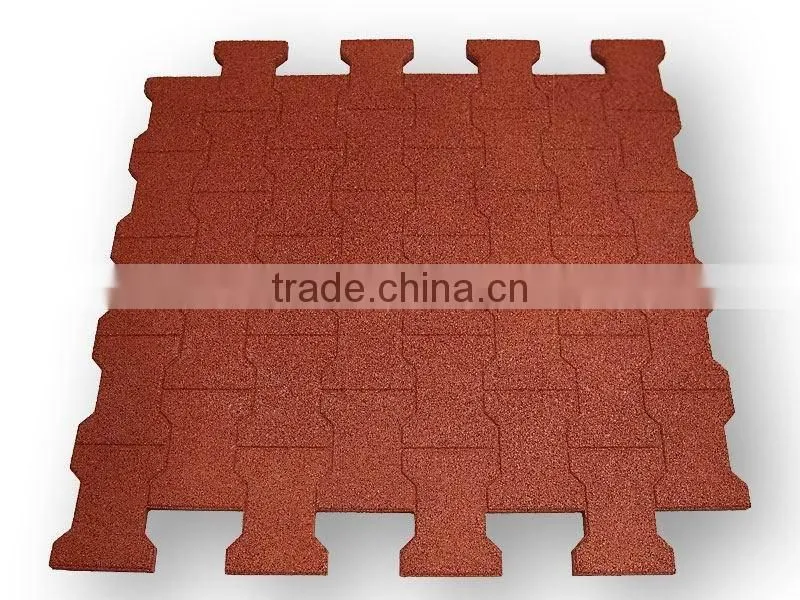 Hot !recycled rubber paver tile 23mm,45mm