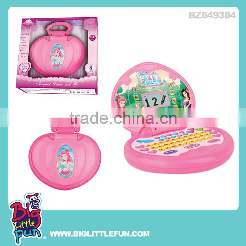 Children English intelligent learning machine toy with light