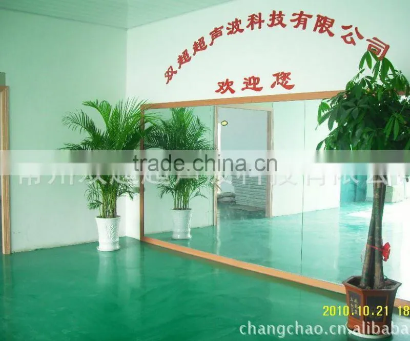 Ultrasonic embossing machine