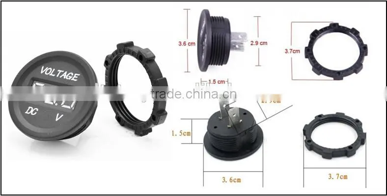 DC12-24V Auto Motored Voltmeter
