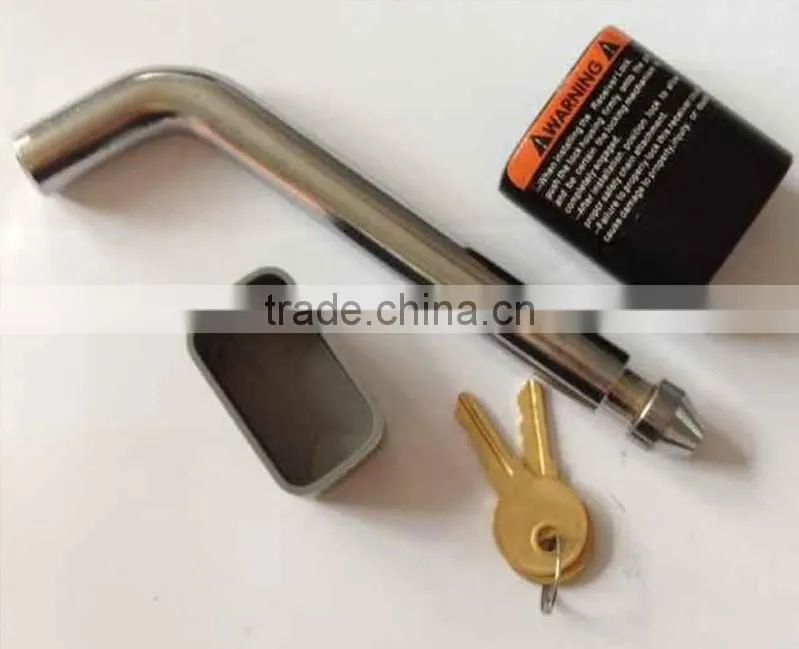 Trailer Parts of 5/8'' Steel Trailer Door Hitch lock with key