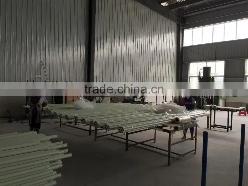 Best material Easy install cheap lightweight fiberglass bamboo poles import