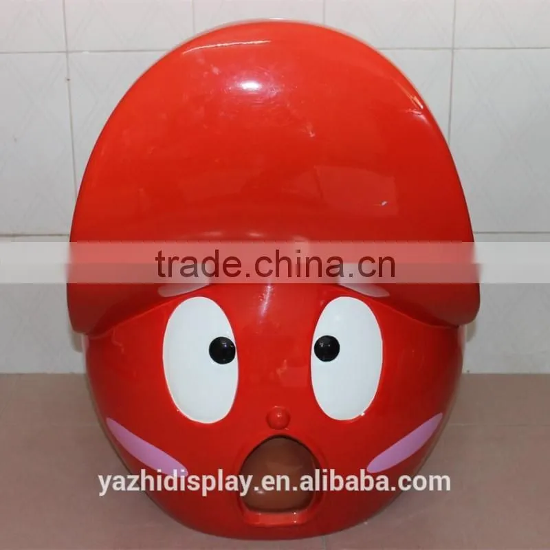 European cap style fiberglass material child carton Chair