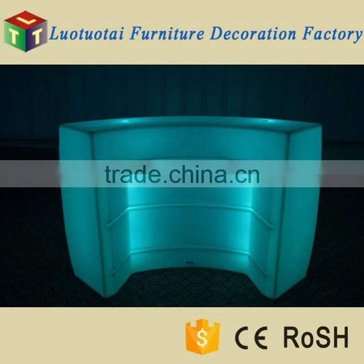 Modern LED round bar counter / LED bar counter with 16 colors