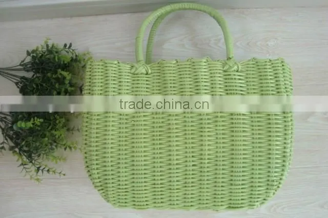 2016 Wholesale Natural Handicraft plastic storage basket