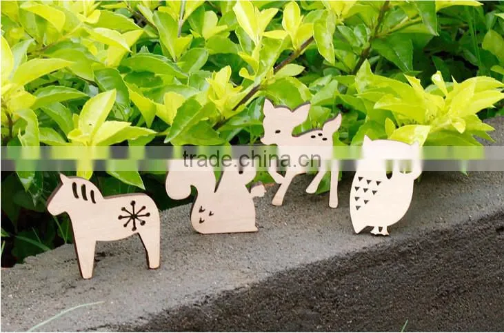 custom squirrel fridge magnet by wood