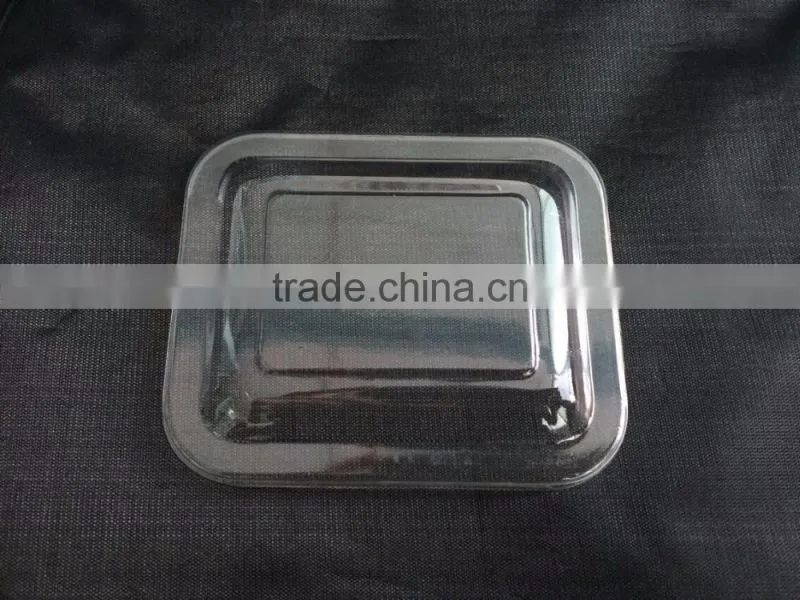Disposable Salad Dish with Lid, PS Dish with PET lid