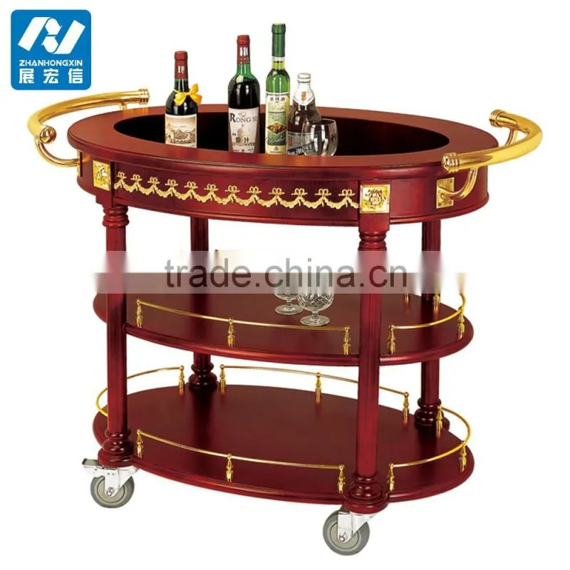 Wine Trolley, Convenient wine rack