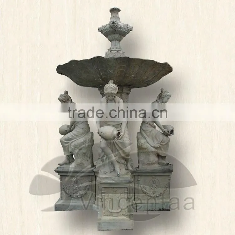 Popular Brass Fountain with Four Season Ladies