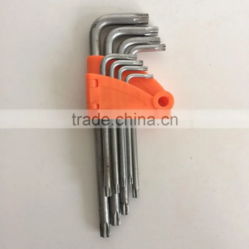 factory directly galvanization 9PC ball point allen wrench hex key hand tool set