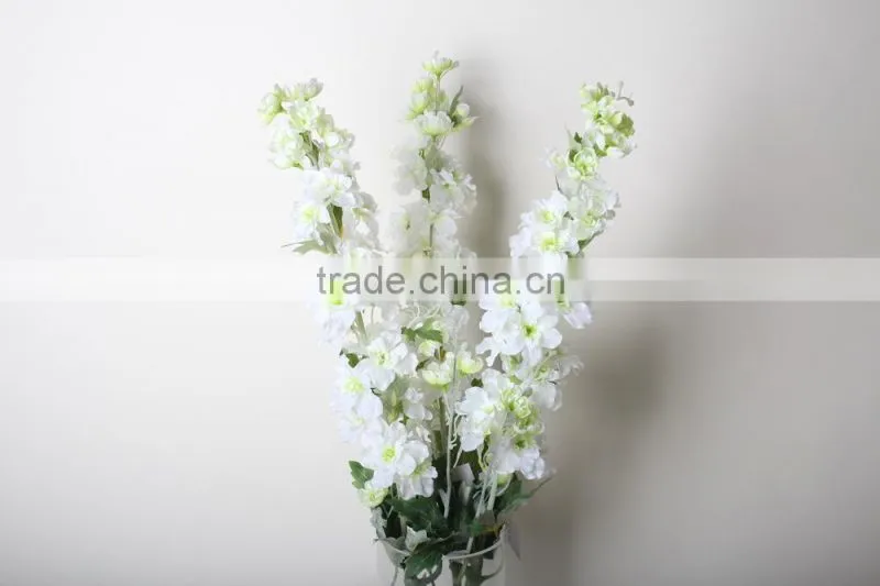 White Consolida ajacis artificial Consolida ajacis flowers decorative flowers