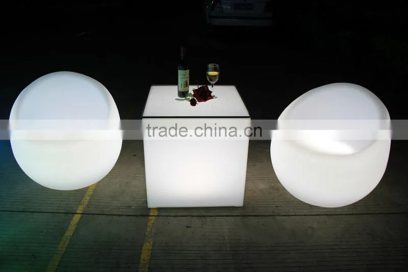 2014 NEW model cheap wire LED white coffee table