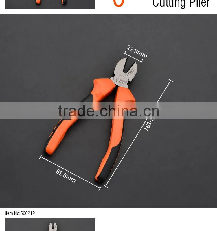 Professional diagonal cutting 8" plier