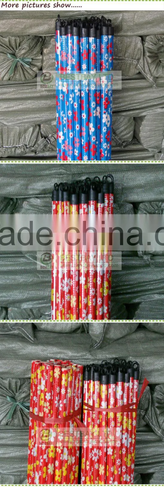 Factory price pvc coated long handle cleaning brush