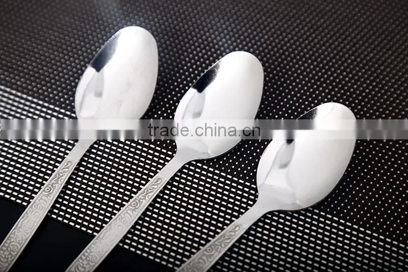 Natural color spoon and fork set and lowest price