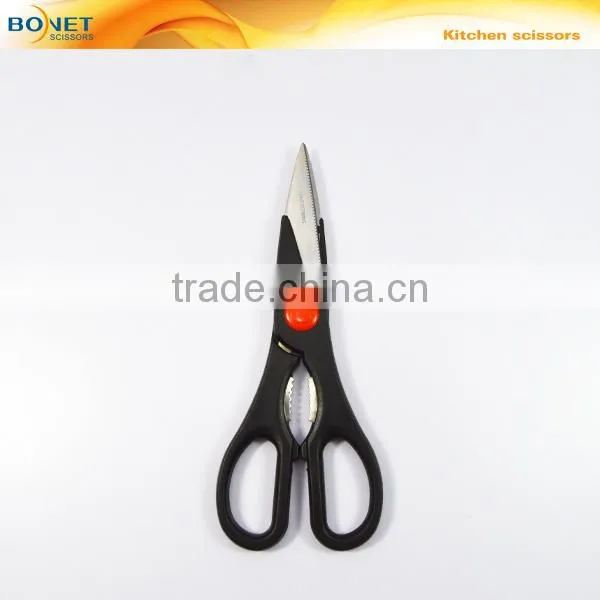 S53004 FDA Certificated 8" symmetrical handle hot cooking kitchen utility scissors