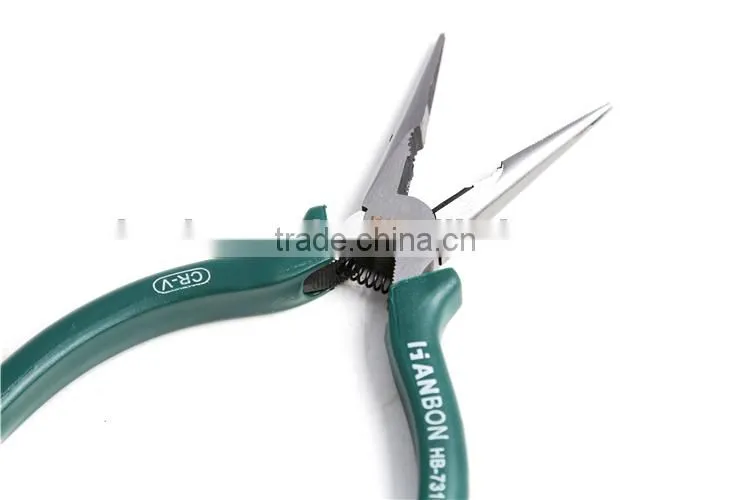 6'' 8'' Colored Stick Plastic Long Needle Nose Clamp Pliers