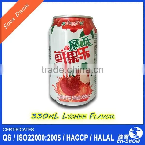 Lemon Carbonated Drink in Can(tinned)