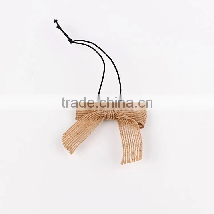 New Design Natural Jute Burlap Ribbon Bows for christmas gift