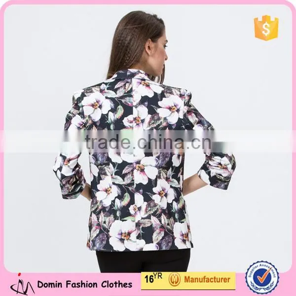 Wholesale Fashion Lady Printed Blazer in High Quality