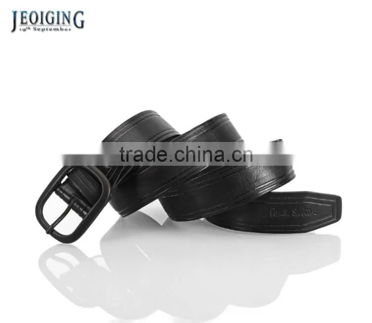 J40021 Classic Belt Men's Genuine Leather Belt Pin Buckle Belt