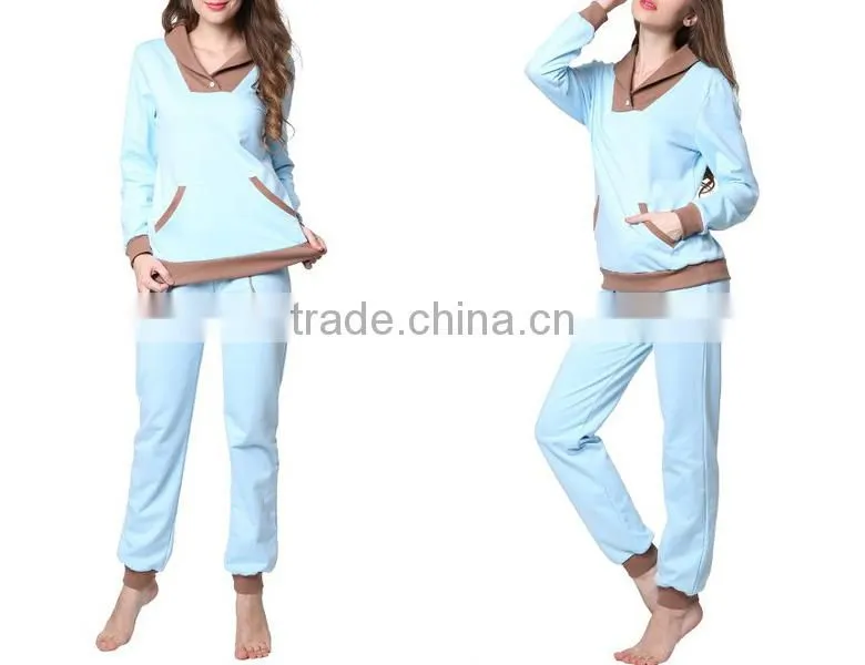 Velour night women sleep wear