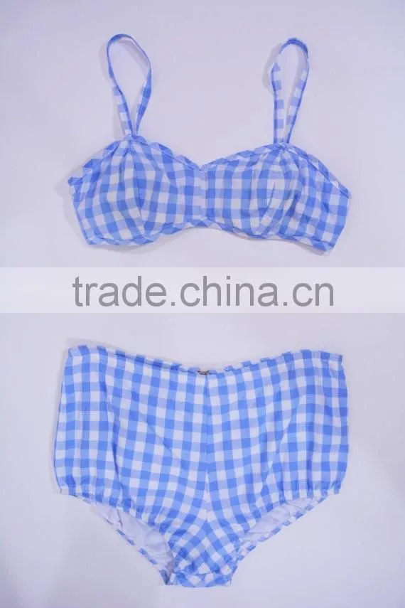 Boutique kids girls swimwear 2016 beach wear children swimsuit white polka dot bathing suit playsuit