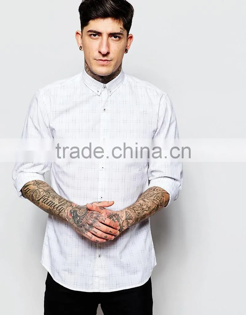 100% soft cotton latest mens dress shirt
