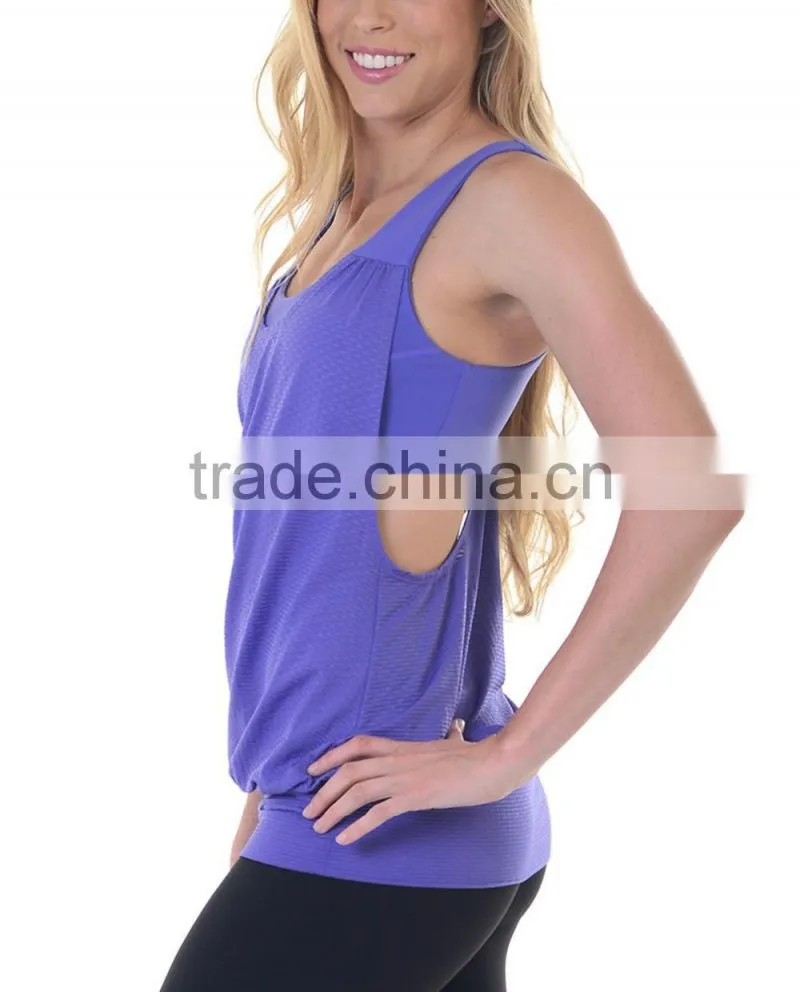 High quality bodybuilding gym top yogo tank top sport wear tank top