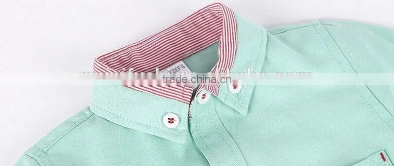 oem hot fashion shirt, latest tailor made children's uniform shirts