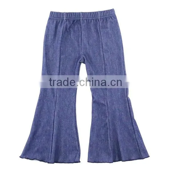 2017 girls wholesale boutique clothing pants children wholesale kids jeans