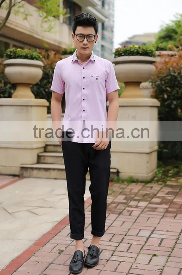 Short sleeve printed fashionable fit t-shirt for men