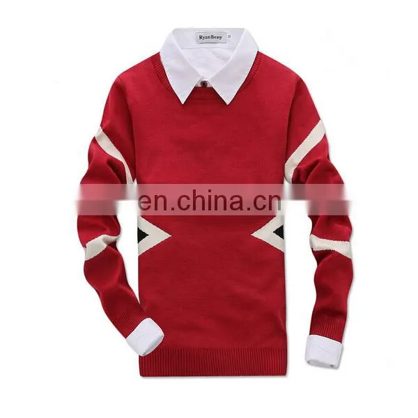 V-neck Twinset Man Sweater couple pullover china men clothing