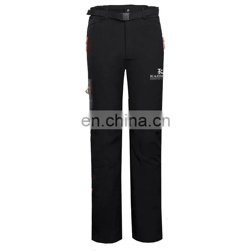 Outdoor waterproof men's sport softshell pants