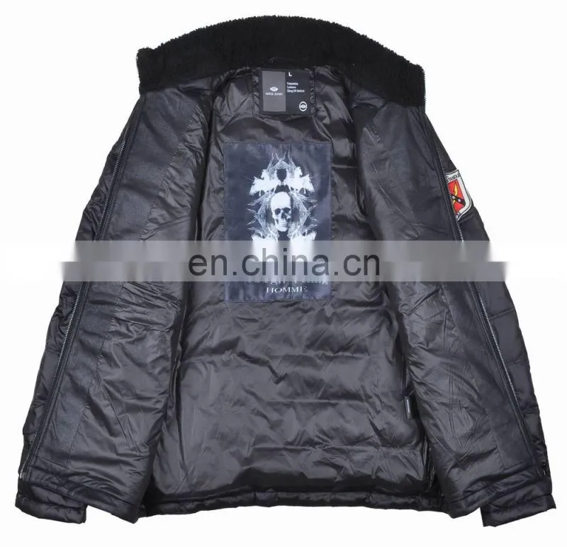 2015 Latest Fashion Men Warm Leather Motorcycle Jacket