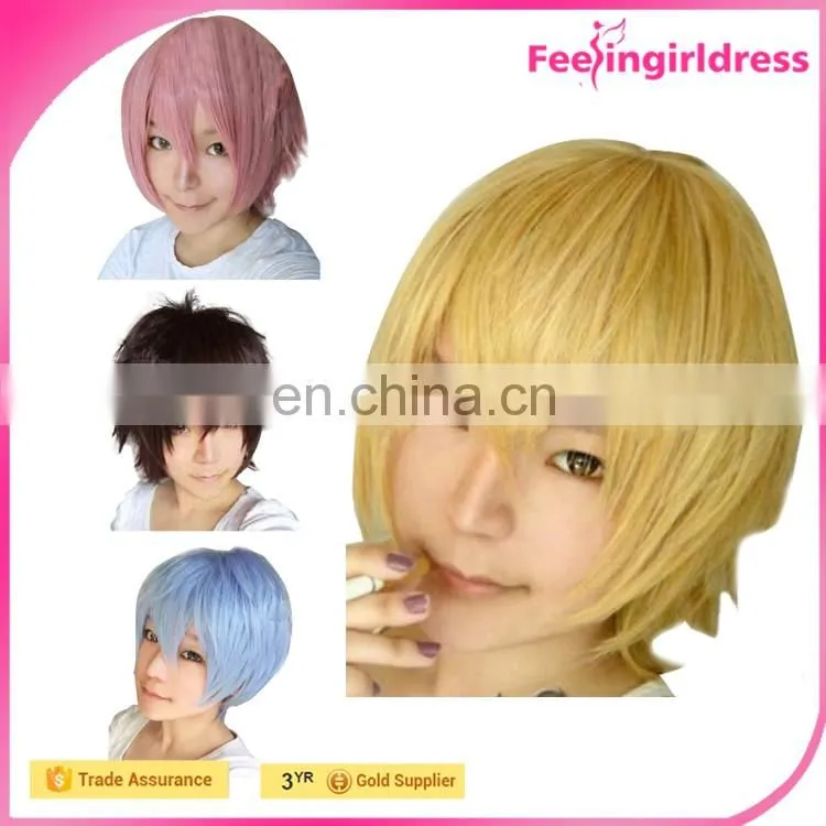 100 Human Long Straight Hair Japanese Hot Cosplay Wig
