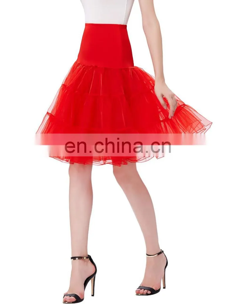 Grace karin Women Retro cheap Crinoline petticoat Underskirt for 50s 60s vintage dresses KK000631