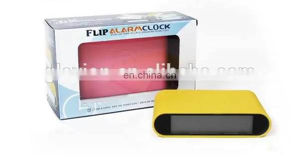 Novelty Reversal manual alarm clock alarm clock led alarm clock