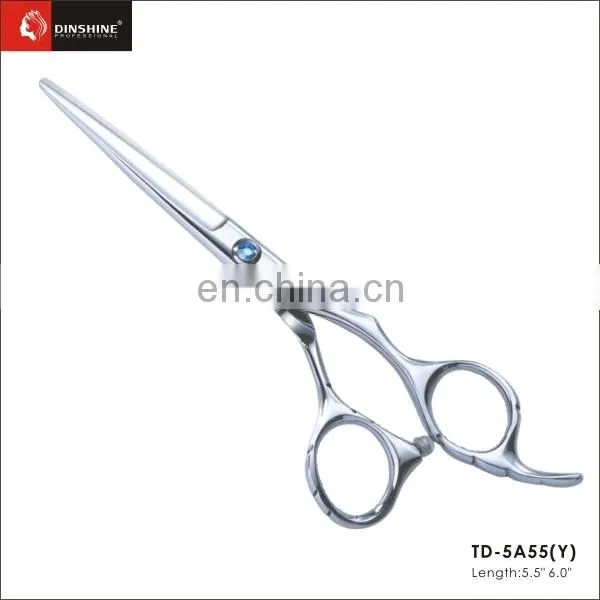 2016 hot sale Hair scissors beautiful titanium barber hair scissors