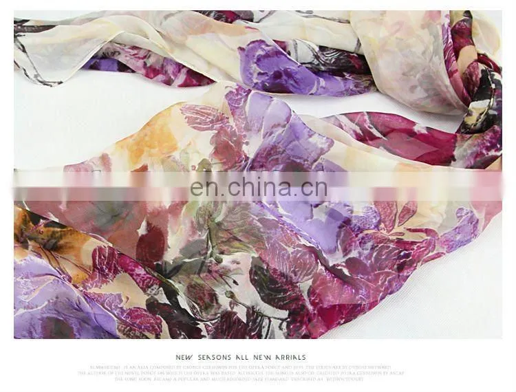 2013 Custom Design Digital Printed Silk Scarf