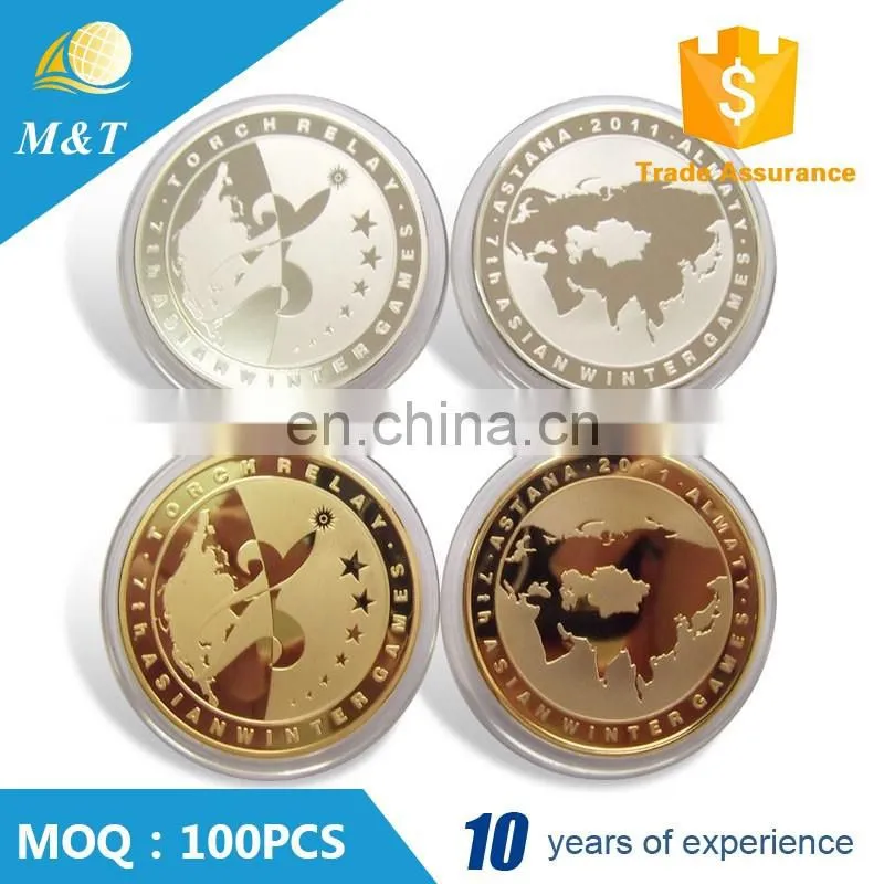 Cheap High Quality Wholesales Aisan Winter Games Souvenir Challenge Coin