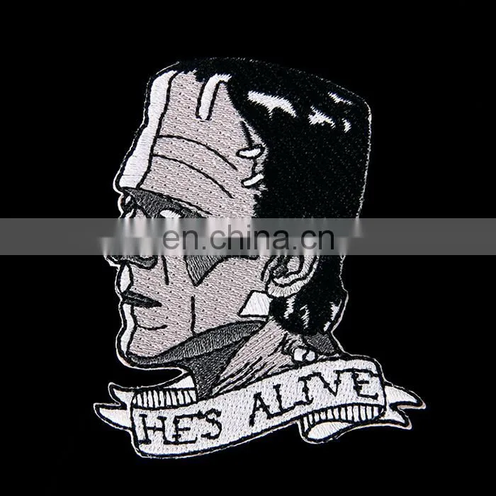 Man and Woman Embroidery Patch Back Iron On