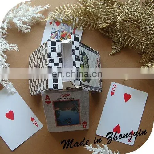 custome plastic coated playing card