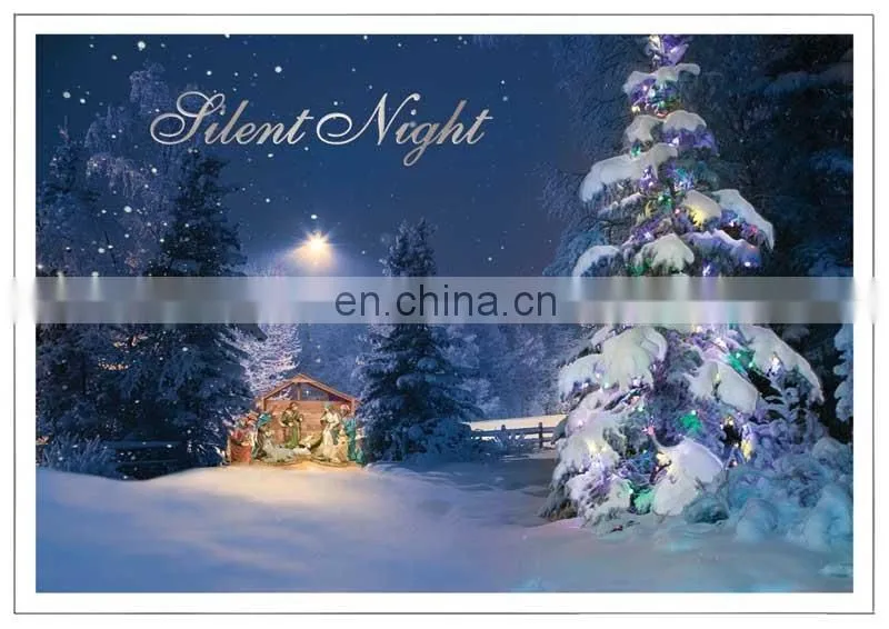 Christmas greeting cards with led lights