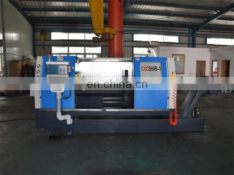 CNC550B-1 horizontal Slant Bed cnc lathe machine siemens 550series with Lineal guide