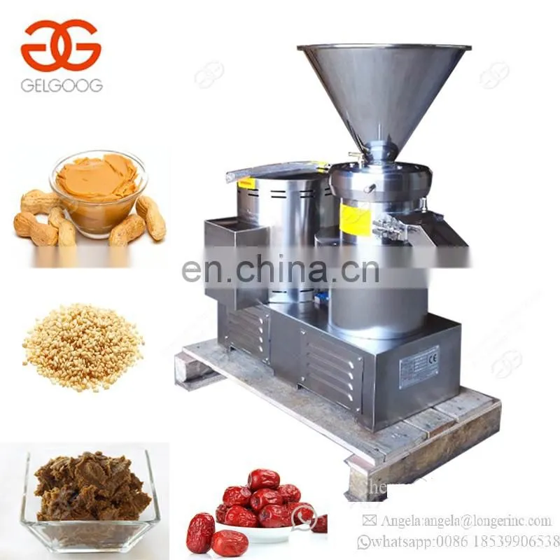 Electric Small Colloid Mill Grinding Making Seseme Paste Tahini Maker Sesame Seed Stone Grinder Mill Peanut Butter Machine