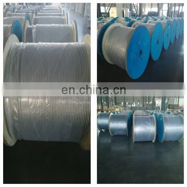 ACSW ASTM B502 standard 20.3% IACS 1.93mm 2.97mm 3.66mm aluminum clad steel wire