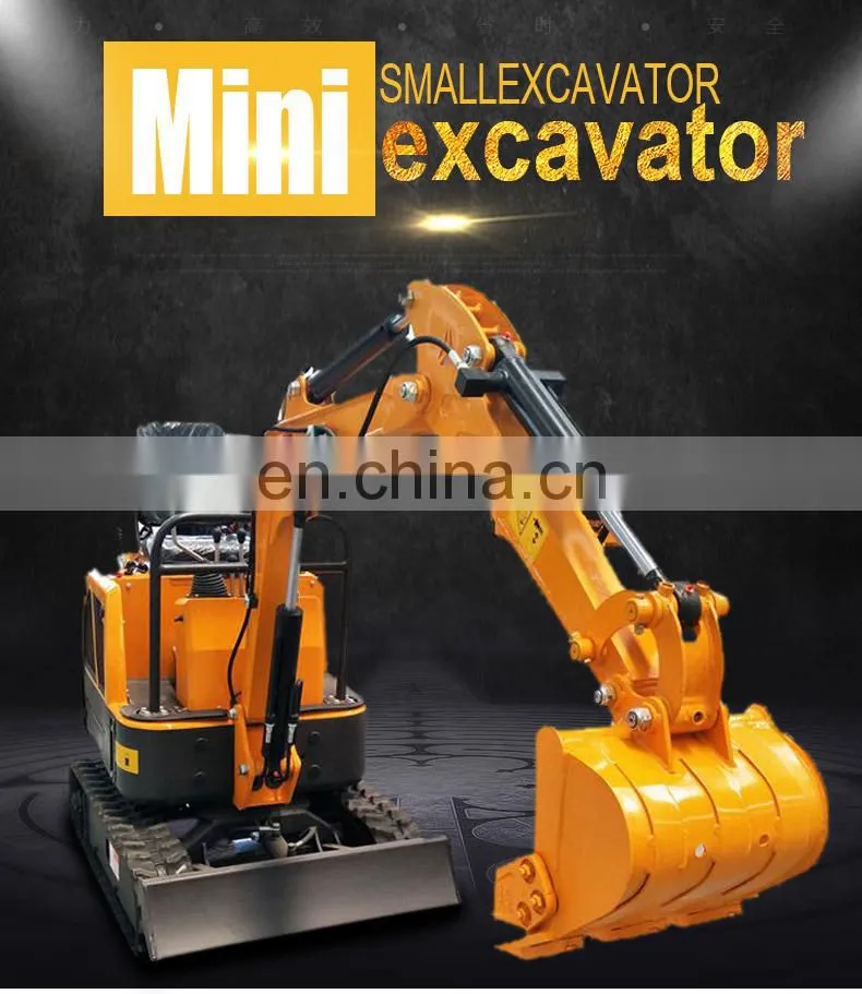 Simple operating 1000kg mini excavator made in china is hot selling